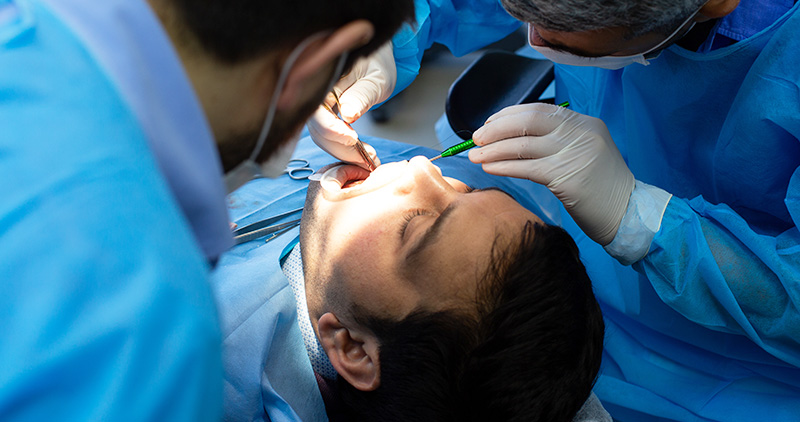 Extraction des dents de sagesse